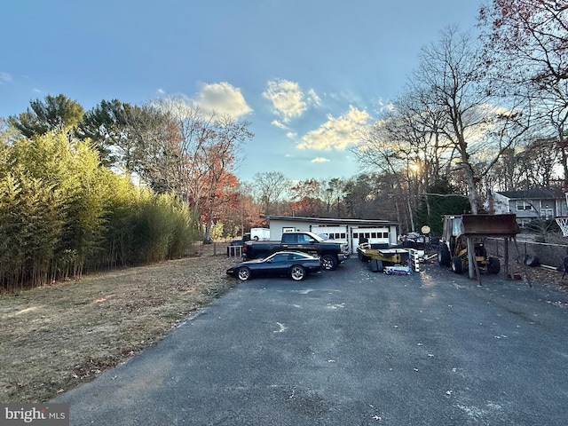 view of car parking