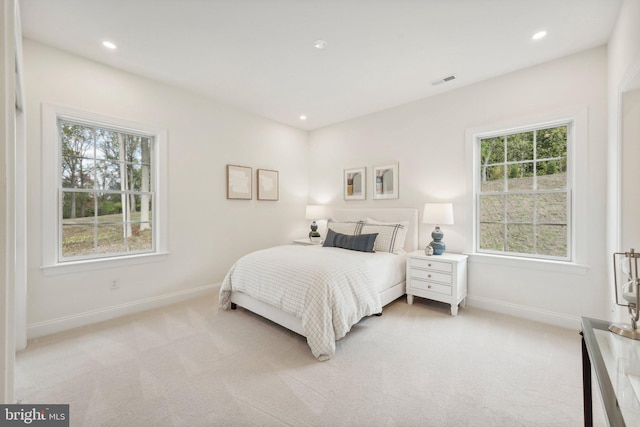 LOT16-CARLISLEAZALEA Bellflower Ln, Newtown Square, PA 19073 - bedroom featuring light carpet, baseboards, and recessed lighting