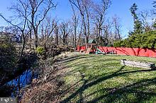 view of yard with a playground