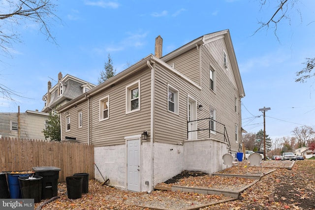 view of rear view of property