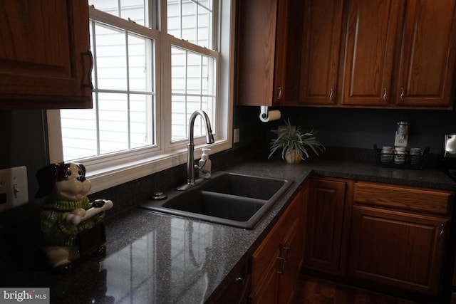 kitchen featuring sink