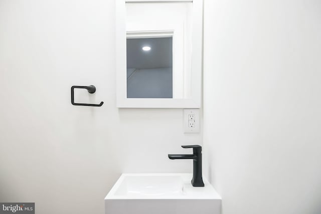 interior details with sink