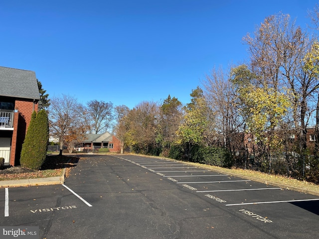 view of car parking