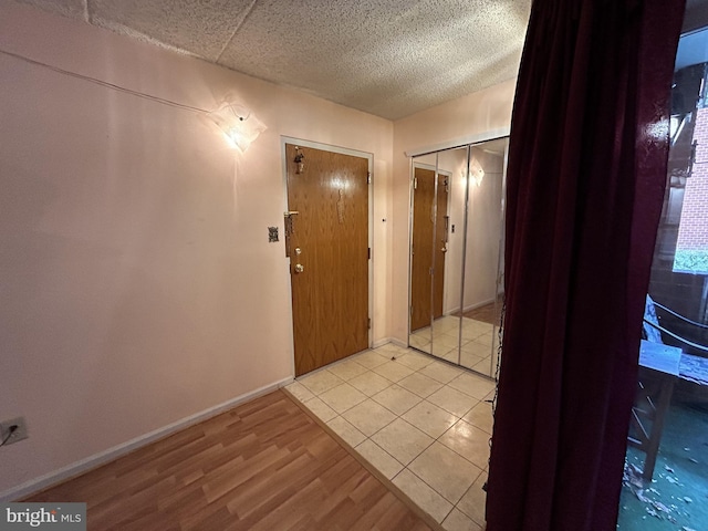 hallway featuring light hardwood / wood-style floors