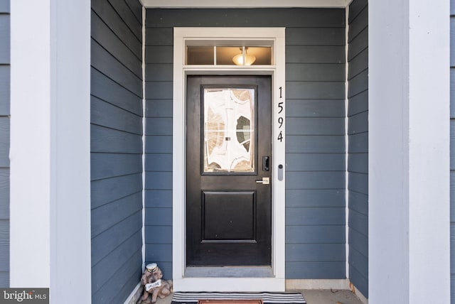 view of property entrance