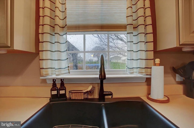 interior details with sink