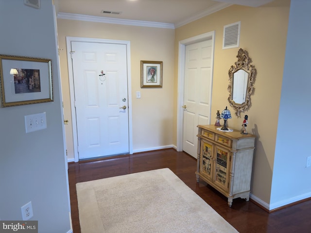 12251 Roundwood Rd Unit 601, Lutherville Timonium, MD 21093 - entrance foyer featuring wood finished floors and ornamental molding