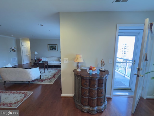 12251 Roundwood Rd Unit 601, Lutherville Timonium, MD 21093 - foyer entrance featuring wood finished floors and recessed lighting