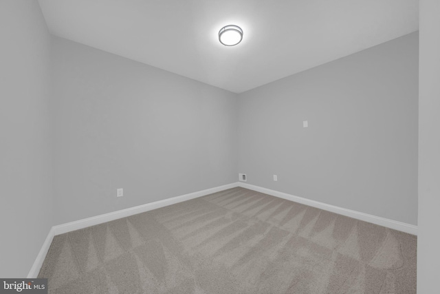 spare room with carpet floors