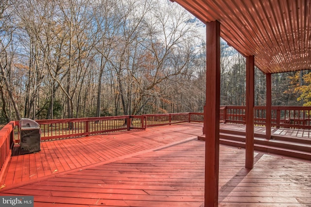 view of deck