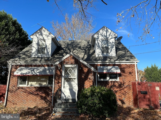 view of front of property