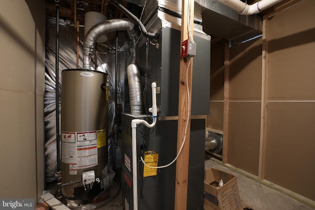 utilities with gas water heater