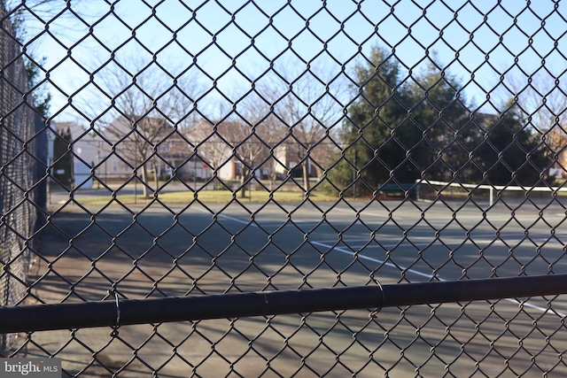 view of sport court