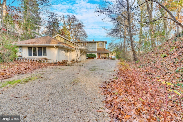 view of front of house