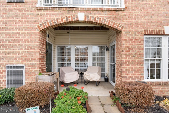 view of patio / terrace featuring central AC