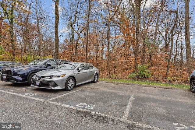 view of car parking