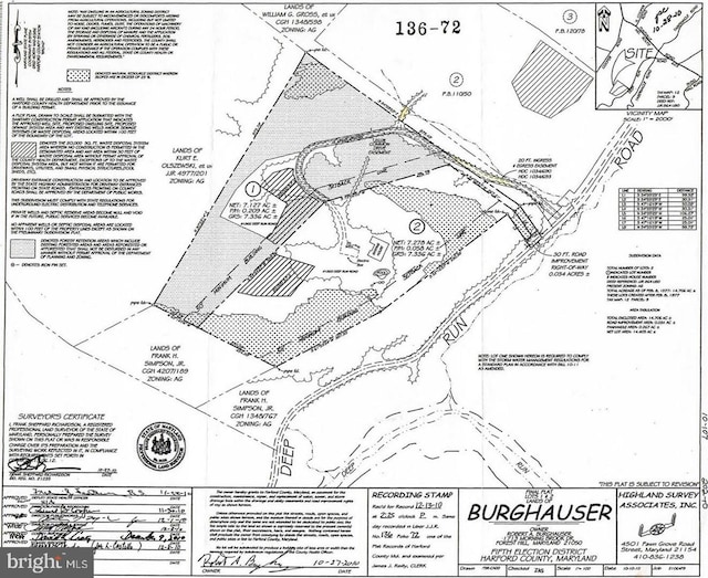 1870 Deep Run Rd, Whiteford MD, 21160 land for sale