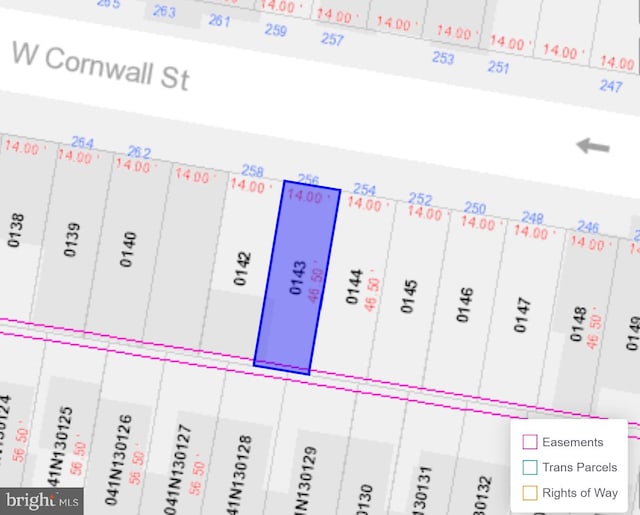 256 W Cornwall St, Philadelphia PA, 19140 land for sale