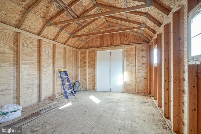 view of storage room