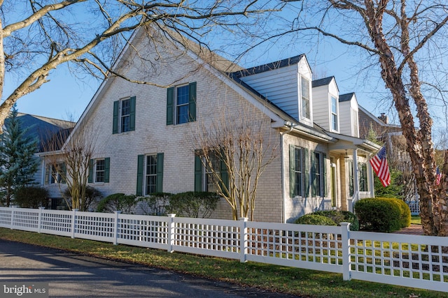 view of home's exterior