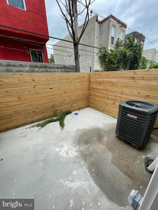 view of patio / terrace with cooling unit