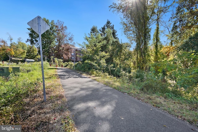 view of road