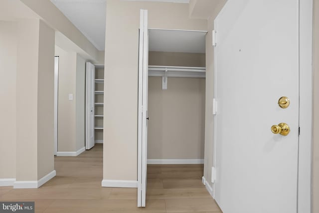 view of closet