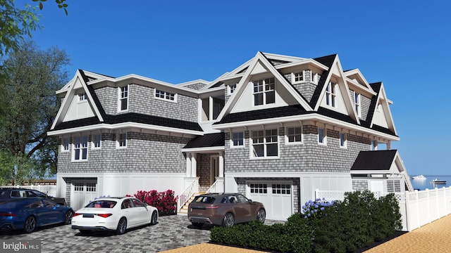 168-F Long Bch, Long Beach Township, NJ 08008 - shingle-style home with decorative driveway and an attached garage
