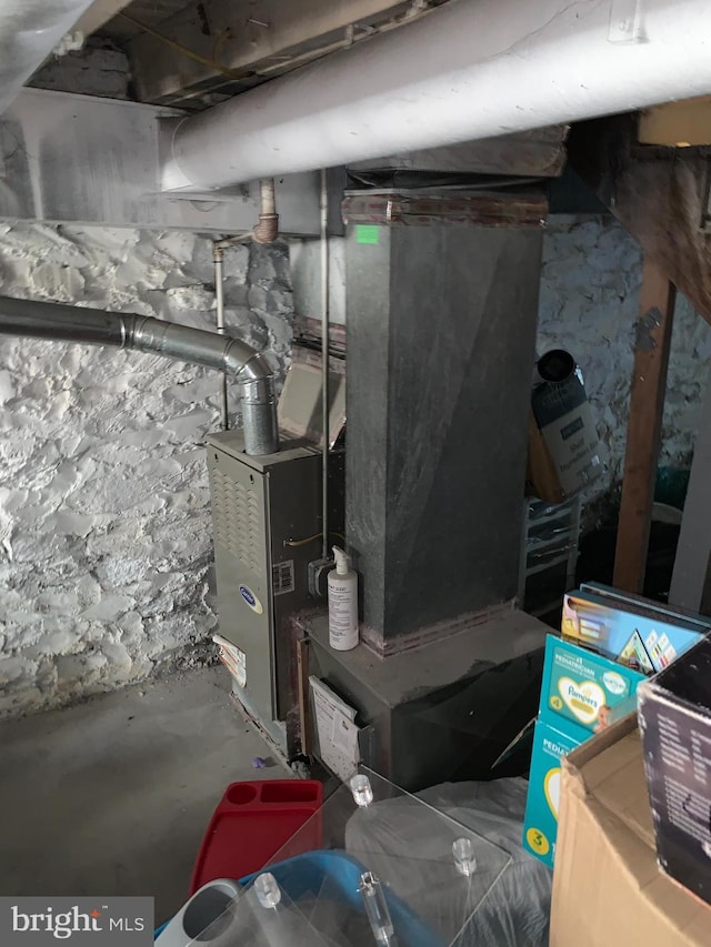 view of utility room