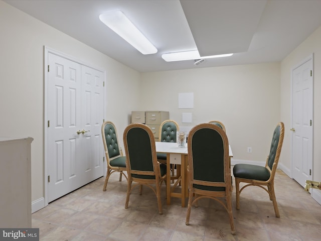 view of dining room