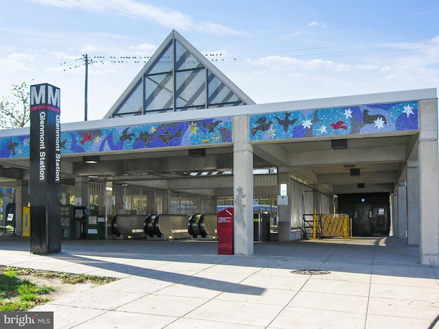 view of parking / parking lot