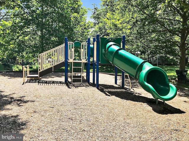 view of jungle gym