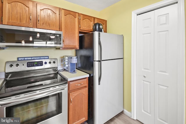 kitchen with stainless steel appliances