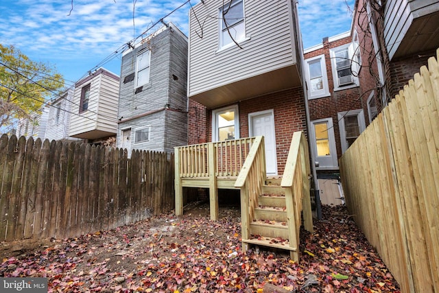 view of rear view of house