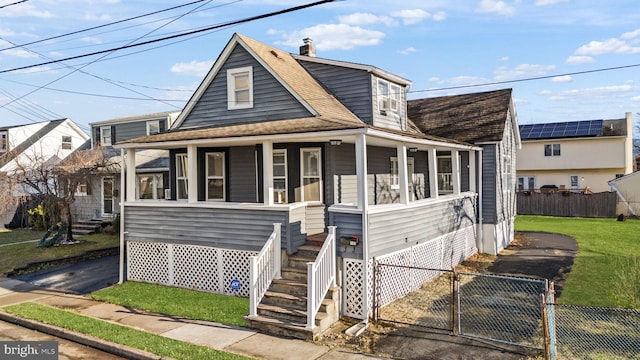 view of front of home