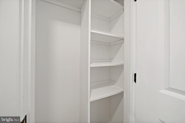 view of closet