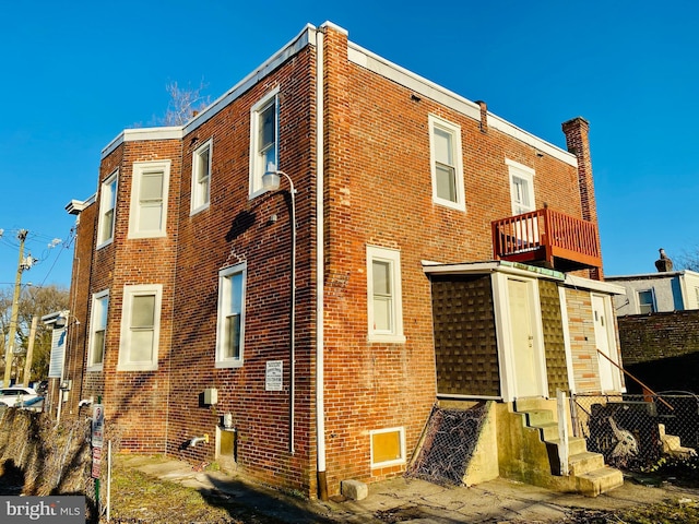 view of rear view of house