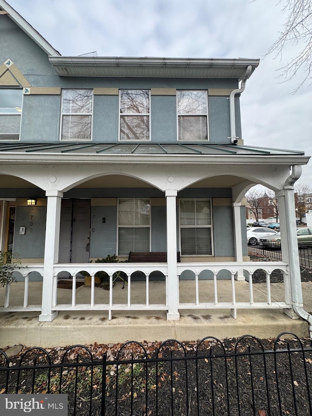 exterior space featuring a porch