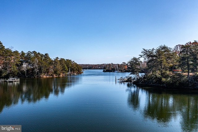 property view of water