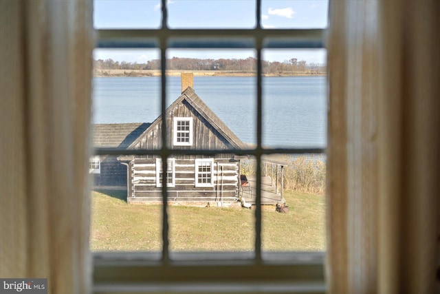 room details with a water view