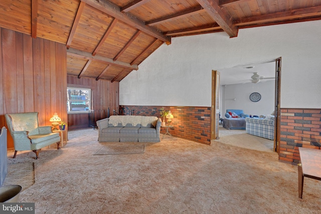 124 Club Rd, Pasadena, MD 21122 - bedroom featuring wooden ceiling, carpet flooring, and wood walls