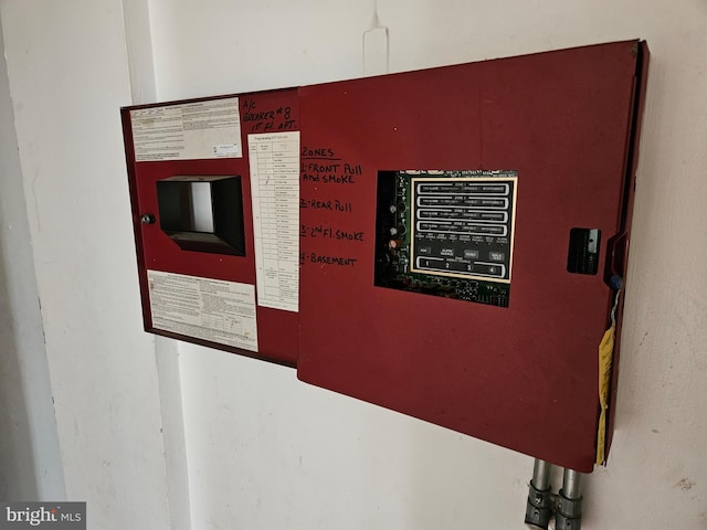 room details featuring electric panel