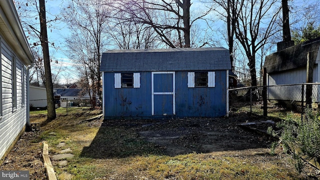 view of outbuilding