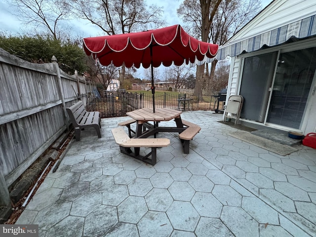 view of patio / terrace