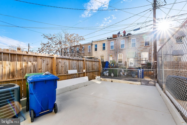 view of patio with cooling unit