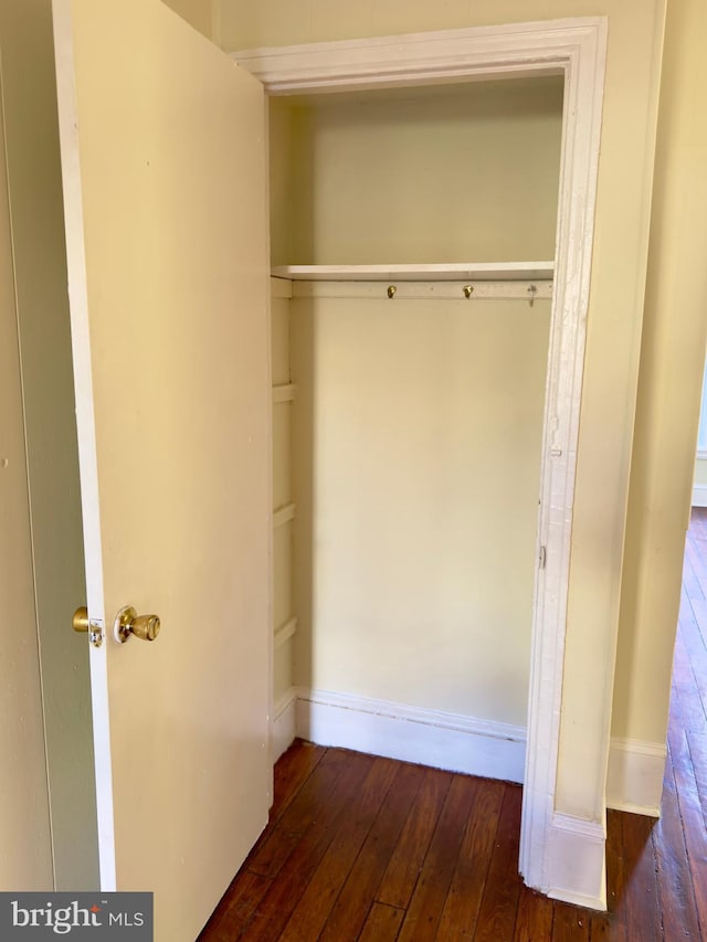 view of closet