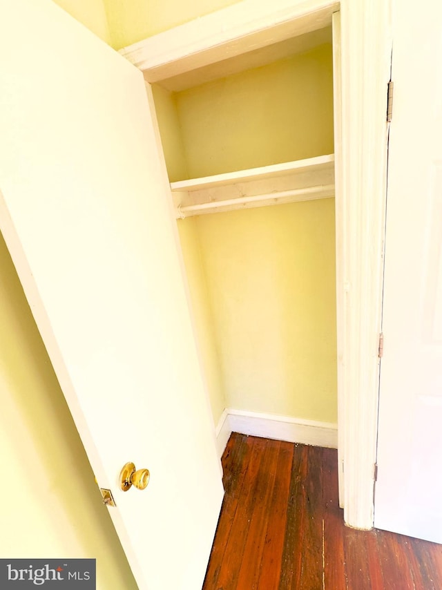 view of closet