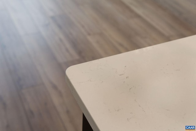 interior details with hardwood / wood-style flooring