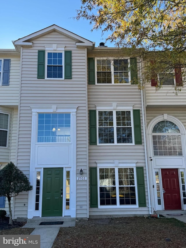 view of townhome / multi-family property