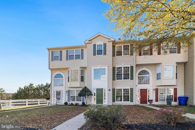 view of townhome / multi-family property